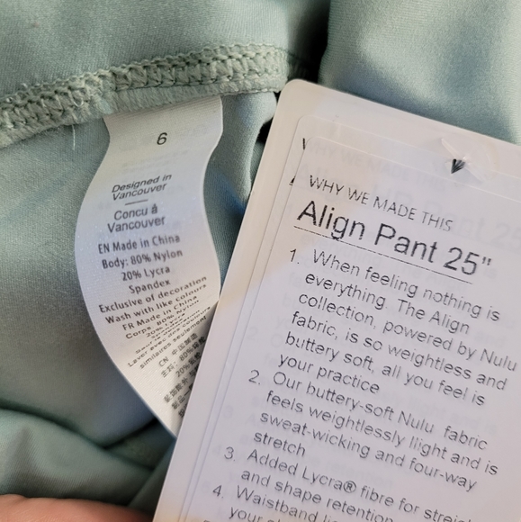 Mint Align Leggings - Picture 9 of 11